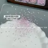 Arte de uñas aurora rosa transparente de hielo circón rosa nuevo súper brillante base translúcida coñac rosa rosa accesorios de mini diamantes de imitación de fondo plano diamantes de imitación al por mayor