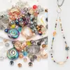 Peces Pequeños, Conchas, Patos, Delfines, Set de Animales de Vidrio Electrochapado de Cristal, Accesorios para Joyería DIY Transfronterizos, Venta al por mayor de Cuentas Sueltas