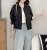 Chaqueta de béisbol para mujer 2026 verano nuevo estilo moda casual con diseño de cremallera, top corto moderno elegante y versátil