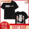 [Camiseta de Algodón Talla Europea] Camiseta del Tour O-Oasis Live 25 Camiseta de Banda de Rock Británica Ropa para Hombre Algodón