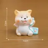 Paisagem em miniatura, filhote de Shiba Inu criativo e adorável, acessórios de decoração DIY, pequenas figuras fofas para carros ou mesas