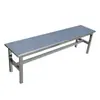 Banco de Ocio Acero Inoxidable Taburete Largo Taburete para Cambiar Zapatos Taller Libre de Polvo Hospitalario Taburete Largo Taburete de Baño Vestidor