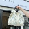 4432 nova bolsa de tecido de vela preguiçosa com renda de borboleta, colete estudantil, bolsa de mão, bolsa de ombro de grande capacidade