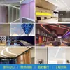 Lâmpada linear embutida de LED lâmpada de fita de alumínio slot de teto em forma de U lâmpada linear slot de lâmpada montado aberto