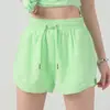 Conjunto de outfit de yoga de verano para mujer, camiseta de fitness fina de manga corta de secado rápido, shorts deportivos casuales holgados para correr para uso al aire libre