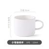 Caneca de Café Cerâmica Personalizada Pequena Preto Branco Xícara de Café da Manhã Chá da Tarde Comida Ocidental Xícara de Leite Presente para Casa Personalização