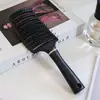 Peine de Costillas Esponjoso Moldeado Arco Craneal Alto Peine de Curva Grande para Hombre y Mujer Cabello Rizado Peluquería Peine de Costillas Dientes Anchos Peine Masajeador de Cabello