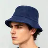 Sombrero de Pescador Pequeño de Pana Lisa para Cubrir la Cara y Mostrar la Cara, para Hombres y Mujeres, Moda Plegada, Sombrero de Equitación, para Primavera y Otoño