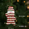 Colgantes de Decoración Navideña Tejido Ultrasónico Adornos para Árbol de Navidad Encantos de Tela de Papá Noel Decoraciones para el Hogar