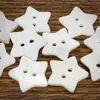 Concha Natural Tamaño Grande Pez Pequeño Estrella Estrella de Cinco Puntas Forma de Botón Ropa Infantil Cardigan de Punto Botones Hechos a Mano para Niños