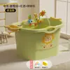 Bañera para niños, bañera para bebés, adecuada para otoño e invierno, bañera para lactantes, se puede usar para sentarse y bañarse, piscina para niños, tamaño grande para uso doméstico
