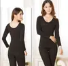 Ropa Interior Térmica de Otoño e Invierno de 37 Grados Conjunto Térmico de Alta Elasticidad para Mujer, Tops y Pantalones Térmicos Transpirables Ultradelgados Sin Costuras de Corte Ajustado Fabricante