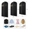 Bolsa para Traje de Tela No Tejida Nueva de Marca en Stock del Fabricante, Plegable, Engrosada, Cubierta para Ropa a Prueba de Polvo, Cubierta de Viaje para Traje
