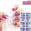 FF Gel sin Hornear 5D Pegatinas para Uñas Pegatinas para Uñas Completas Estilo Japonés y Coreano Impermeables Pegatinas para Uñas Imitación Diamante Pegatinas de Esmalte de Uñas
