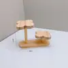 Estante de Exhibición de Cajas Sorpresa Almacenamiento Estante de Almacenamiento de Figuras de Madera Esterilla de Burbujas Escalera de Exhibición para Adornos de Perfume