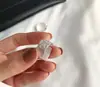 Anillo de plata esterlina con textura geométrica, estilo japonés-coreano, para mujer, con apertura para estudiantes, combina con todo.