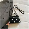 Bolsa de Mão Quadrada Pequena Estilosa Shuai Mi para Mulheres, Nova Moda Verão 2026 Bolsa Transversal para Sair e Trabalhar