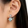 Aretes de Aleación de Titanio F136 Chapados al Vacío en Oro de 18K Joyería para Perforación de Cartílago Auricular Pendientes F136 Aleación de Titanio de Grado Médico