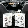 Bolsas de basura adhesivas para coche, escritorios de estudiante, dormitorios, con diseños de dibujos animados, para limpieza, organización de escritorio y uso de oficina