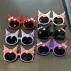 Gafas de Sol para Niñas Pequeñas Princesas, Gafas de Sol para Niños, Accesorios para Fotos Temáticos de Kuromi, Gafas de Dibujos Animados con Protección Solar, Lindas