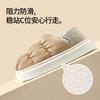 Pantuflas de Algodón Impermeables de Tela Hacia Abajo para Mujer, Zapatillas Cálidas Antibacterianas para el Hogar de Otoño e Invierno con Talón de Bolsa, Zapatos Exteriores de Algodón de Invierno para Hombre