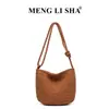 2026 Bolso Tejido Hecho a Mano de Moda Retro, Bolso Cubo de Gran Capacidad de un Solo Hombro y Debajo del Brazo, Bolso de Mano Moderno y Sencillo