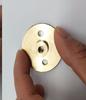 Soporte de ducha de cobre antiguo sin perforaciones, soporte de ducha, asiento para colgar en la pared, soporte de ducha de mano ajustable, asiento fijo dorado
