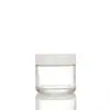 Potes de Vidro Personalizados para Creme com Acabamento Fosco, Embalagens Seladas para Creme para os Olhos, Potes Cosméticos, Potes com Textura Fosca