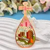 Imán de Metal para Refrigerador Cultural y Creativo Pipa Ciudades de China Qinghai Shandong Nanjing Chongqing Ciudades Populares Souvenirs de Viaje