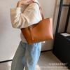 Bolsa de Ombro Grande Capacidade para Mulheres, Nova Bolsa de Ombro Moda Tendência 2026, Bolsa Tote de Ombro Estilosa Retrô