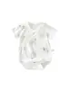 Mameluco Nuevo de Bebé para Verano, Pelele de Bebé de Algodón Puro, Ropa Delgada para Recién Nacidos, Sudadera Clase A, Ropa para Aire Acondicionado