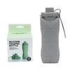 Copo de água de silicone novo, para uso externo, chaleira de silicone portátil resistente a altas temperaturas, ideal para esportes ao ar livre, venda direta da fábrica.