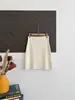 Conjunto de dos piezas: top strapless floral bordado y falda bodycon sin costuras, blanco puro, talla única, algodón, color liso
