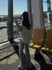 ChanlanCasual Perezoso Gris Estilo Americano Micro Acampanados Pantalones Deportivos de Chándal Mujer Cintura Baja Adelgazantes Otoño Forrados de Terciopelo Acampanados