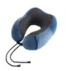 Almohada en U Transfronteriza de Amazon para Siesta, Almohada para Avión, Espuma Viscoelástica, Viaje, Cuello, Cervical, Almohada para el Cuello