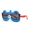 Gafas de sol polarizadas de dibujos animados para niños, nuevas y lindas gafas de sol para bebé, protección ocular personalizada, gafas de sol de silicona
