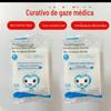 Mancha espessada gaze médica bloco gaze estéril curativo descartável desinfecção da ferida enfaixamento gaze desengordurada atacado