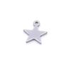 En stock acero inoxidable corte DIY palillos estrella de cinco puntas accesorios de joyería material hecho a mano collar pendientes colgante