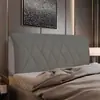 Modelo Nuevo de Fábrica Cubierta de Cabecera Gruesa de Cuero para Casa con un Toque de Alta Gama, Juego de Fundas de Cama Suaves Totalmente Acolchadas al por Mayor