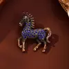 Broche Mitológico Pegaso Estilo Europeo y Americano, Ramillete Año del Caballo, Broche Animal de Esmalte Imitación de Lujo Ligero de Gama Alta para Hombre