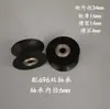 Roda de Polia com Rolamento de Nylon em U Roda de Trilho Guia de Cabo de Aço Roda de Polia de Nylon Rolo Ranhurado Roda de Plástico Roda Guia