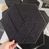 Painel hexagonal absorvente de som painel de isolamento acústico autoadesivo plástico embalagem selada com etiqueta de código de barras pré-aplicada Suprimento transfronteiriço
