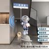 Enfeites de chão grandes de astronauta vermelho em rede, acessórios para casa, loja Shangchao, escultura de astronauta, presente de inauguração de casa