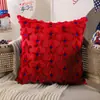 Funda de Almohada Quilt de Felpa Estilo Nuevo para el Día de la Independencia Decoración de Sofá Cojín para Cabecera Estrella de Cinco Puntas Estilo Americano