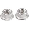 DIN6923 Tuerca Hexagonal con Brida Acero Inoxidable 304 Tuerca de Freno Dentada M3M4M5M6M8M10-M20