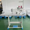 Máquina de Coser Zigzag de Accionamiento Directo para Cuero Industrial y Materiales Gruesos, Puntada Espiga de Alta Velocidad, Aguja Triangular Multifuncional Eléctrica