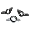 [En Stock] Tuerca Mariposa Galvanizada en Zinc Blanco M3 Tapa de Tornillo Tipo Mariposa Hierro Negro Lingote Cuerno Tuerca de Tornillo Manual Tuerca