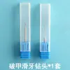Extractor de tornillos pequeños para teléfono móvil para tornillos dañados o rotos 1 mm herramienta extractora de tornillos de rosca inversa para portátil
