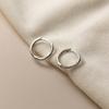 Aretes Nalan Plata Esterlina S925 Patrón Plata Tailandesa Diseño Estilo Retro Joyería de Oreja Personalizada para Mujeres M03479