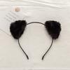 Diadema con orejas de gato de peluche del mismo estilo de Yuxi Zhang, bonita y peluda diadema, popular en Internet, súper linda, para lavarse la cara, accesorios para el cabello para mujeres